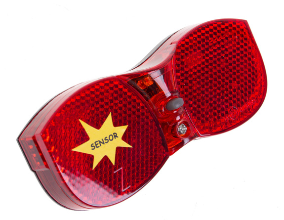 Lampa tylna Verso na bagażnik XC-120 E /2 diody LED do E-Bike 6V-48V rjx