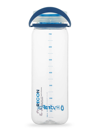 Eco-Friendly Bottle HydraPak Recon 750ml - Clear/Navy & Cyan