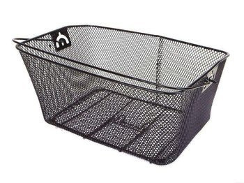 Fahrradträgerkorb 40x29x17/20 cm Schwarz