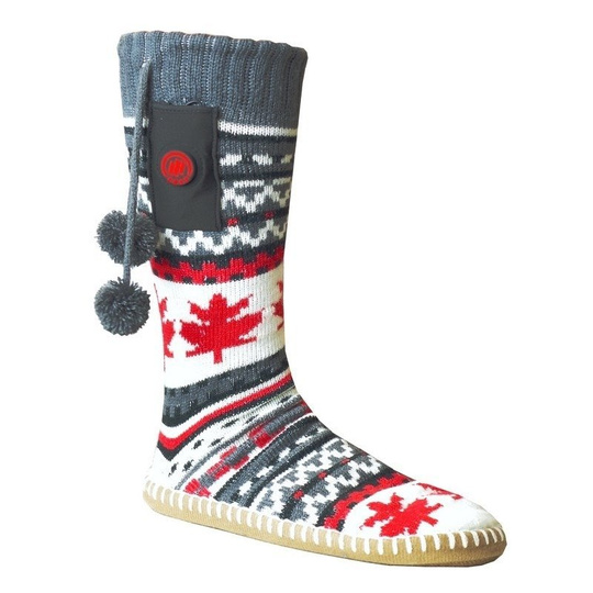 GLOVII Heated Slippers with Socks, Size: 36-43