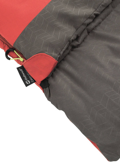 Outwell Celebration Lux Synthetik-Schlafsack (195 cm) - rot