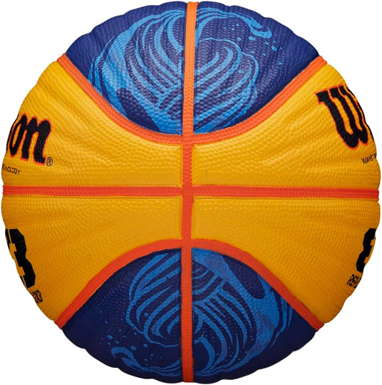 Wilson Fiba 3x3 replica RBR yellow-blue WTB1033XB