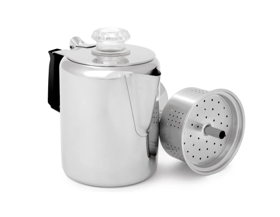 Kaffeekocher GSI Outdoors Glacier Stainless Coffee Percolator - 3 cup