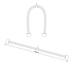 dual-handle cable attachment K-Sport U009 - 70cm