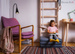 BenchK 112 gymnastic wall bar for kids