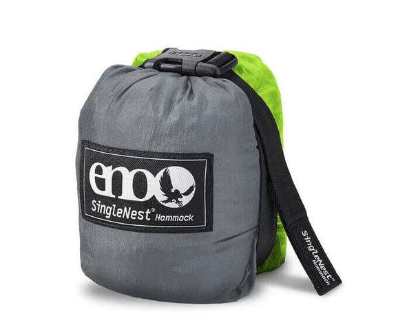 Fahrrad-Hängematte Eno SingleNest Hammock - grey/chartreuse