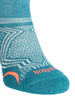Womens Jogging Socks Bridgedale Hike UL T2 Coolmax Perfo Low - teal