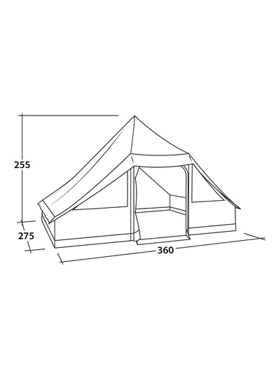 10-Person Tent Easy Camp Moonlight Cabin