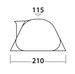 Easy Camp Flameball 300 - 3-Person Tent