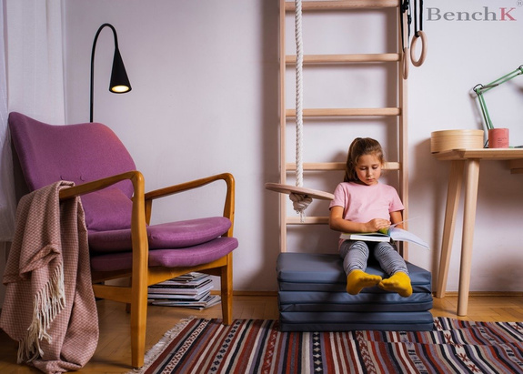 BenchK 112 gymnastic wall bar for kids