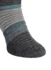 Wandersocken Inov-8 Merino Mid Socken – Grau Trekkingsocken Laufsocken