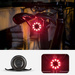 Rear LED bike light Wozinsky WRBLB2 - USB, red light