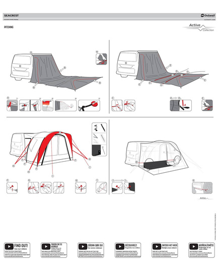 Autozelt Outwell Seacrest - grün