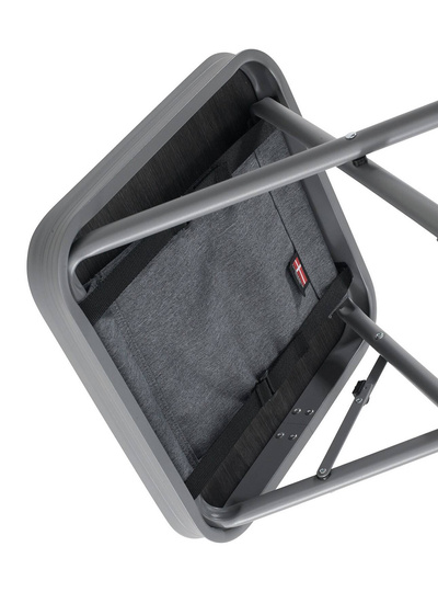 Campingtisch Outwell Redwood – grau – 3-in-1 Tisch Hocker und Fußstütze in einem