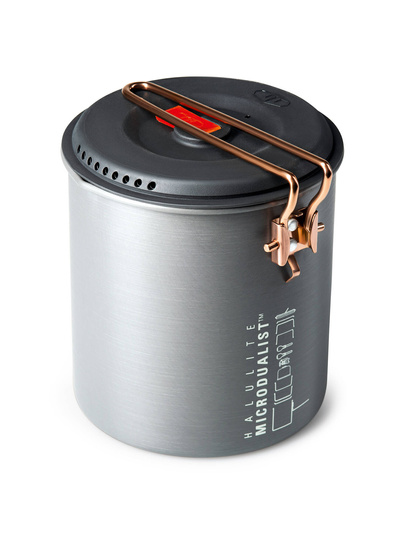 Camping Kochset GSI Outdoors Halulite MicroDualist – Koch-/Essset für 2 Personen