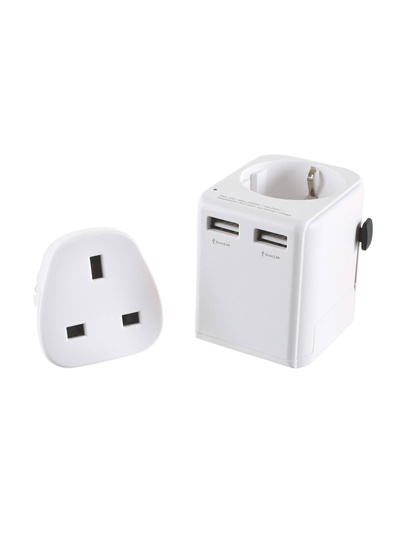 USB UK-World Travel Adaptor