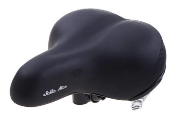 Selle Mio SM-1000-H saddle black double spring 