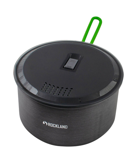 Camping-Topf Rockland 2L Universeller Campingtopf mit Klappgriff + Deckel