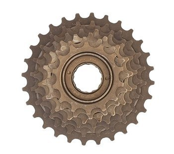 7 Fach Fahrrad Schraubkranz14-28 Zähne Ritzel index Braun