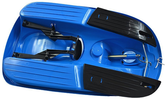 Hamax Schlitten Kinder Rodelschlitten SNO Formel blau Kinder schlitten