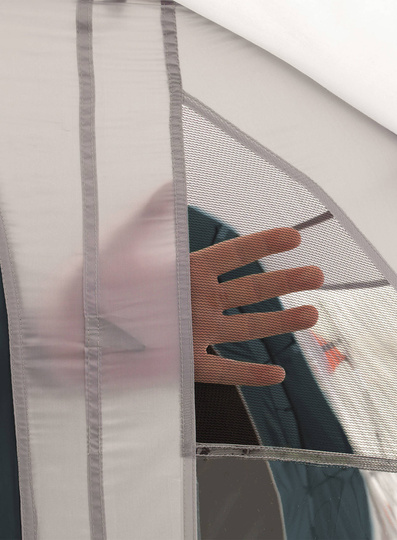 4 Personen Zelt Easy Camp Palmdale 400 – blau/weiß – Zelt für große Personen