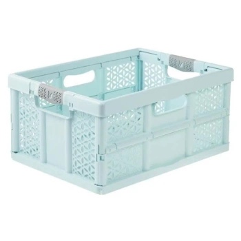 Keeeper Lea Aquamarine 32 L – faltbarer Korb mit Softgriffen