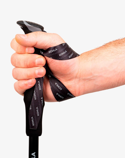 Kohla Track Pole Trekkingstöcke – schwarz – Teleskopstöcke Skitouren 105-140 cm