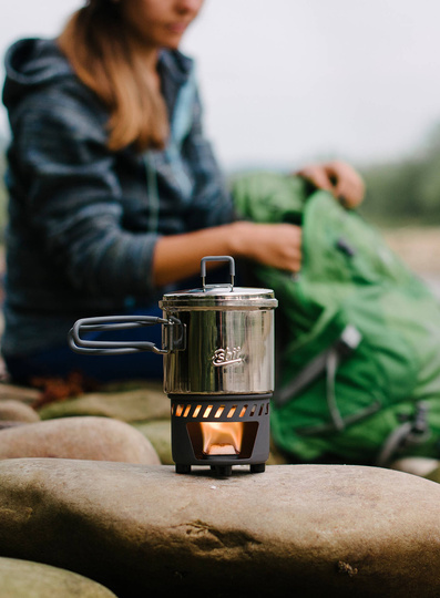 Esbit Solid Fuel Cookset Stainless Steel