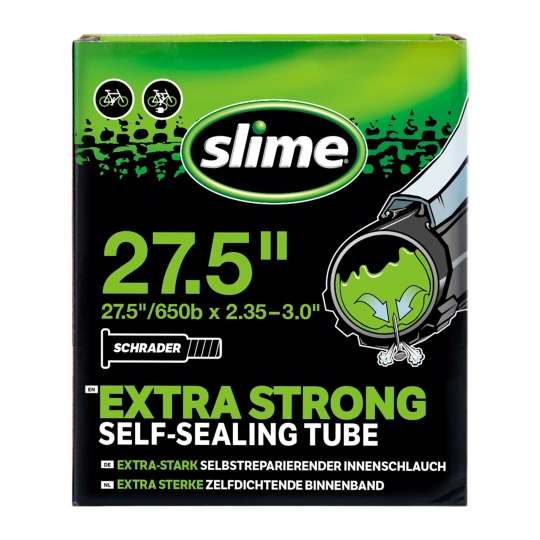 Slime self-sealing inner tube 27.5" AV 27.5 x 2.35 - 3.00 Schrader 35 mm valve